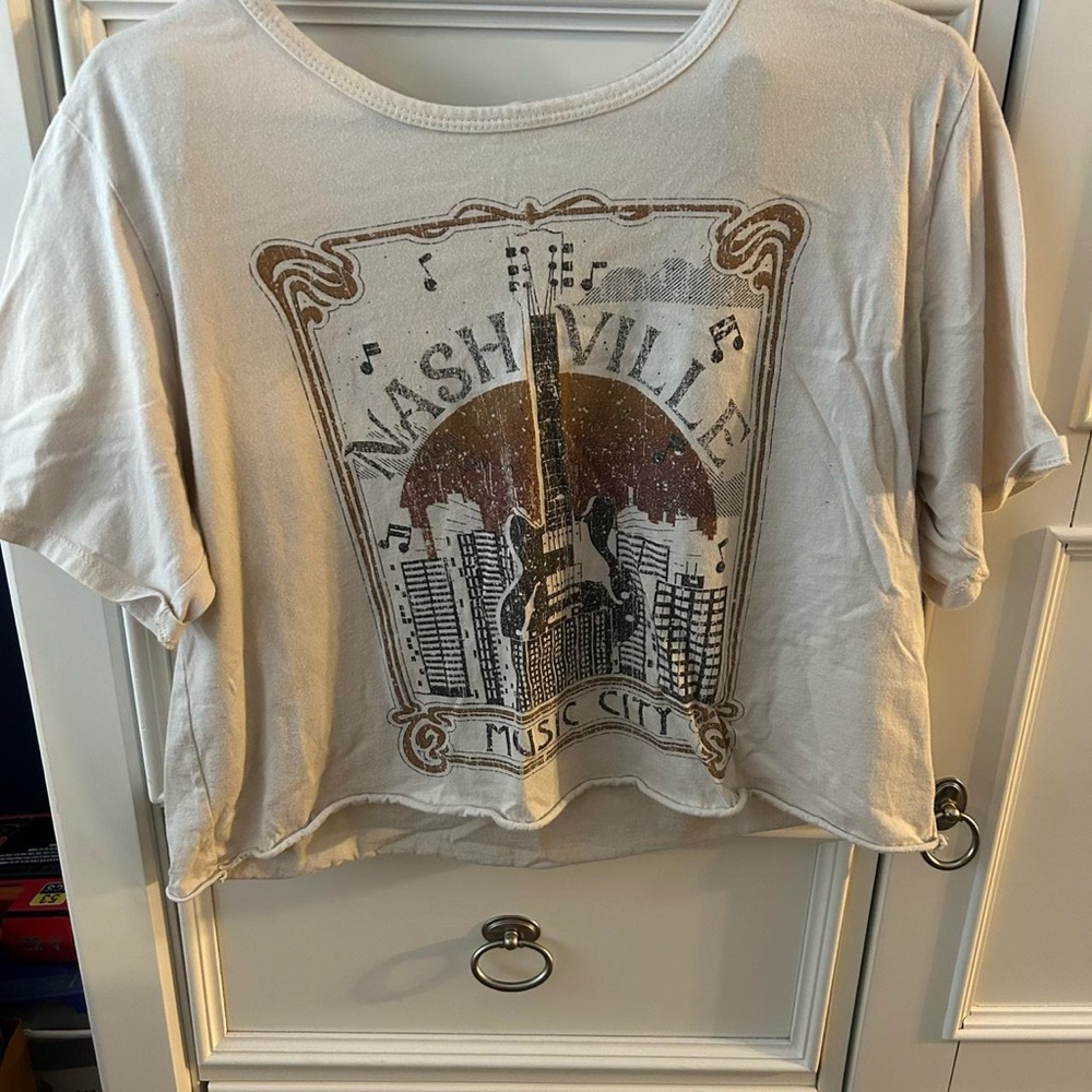 Altar'd State Cream Nashville Graphic Tee